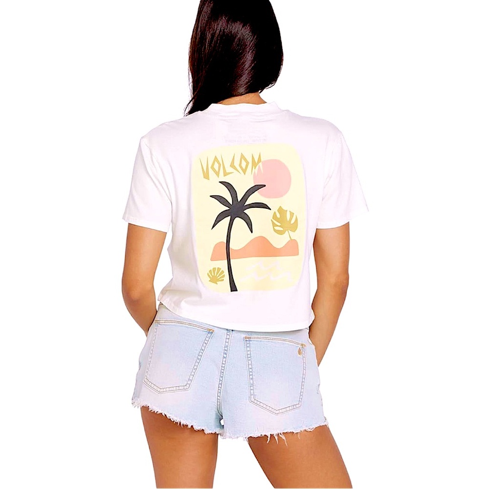 NWT Volcom Women's Pocket Dial Short Sleeve Tee -‎ XS